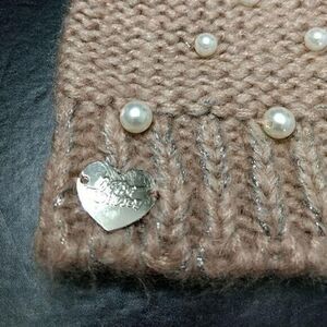 **Final Sale** Betsey Johnson pinkish beanie hat